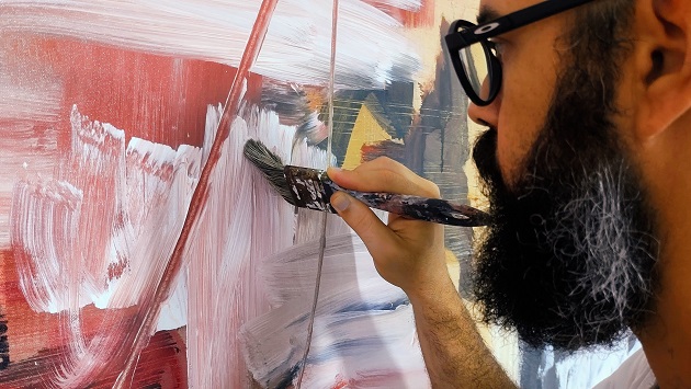 Artista baiano Enoc abre inscrições para curso de pintura contemporânea